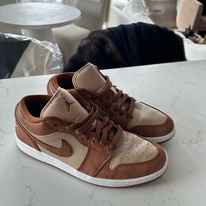 Nike Women Brown and Tan Air Jordans